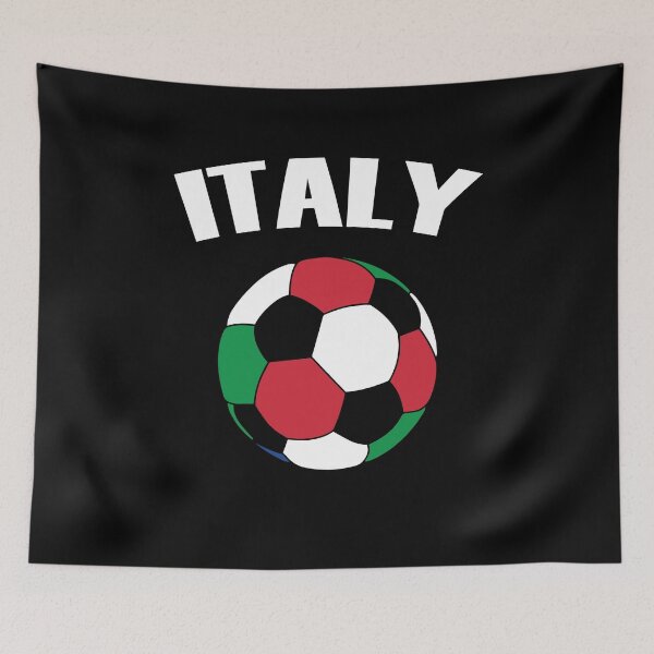 Aperçu de l'œuvre Italia Calcio - Italie Football - Ballon de soccer créée et vendue par TravelScientist.