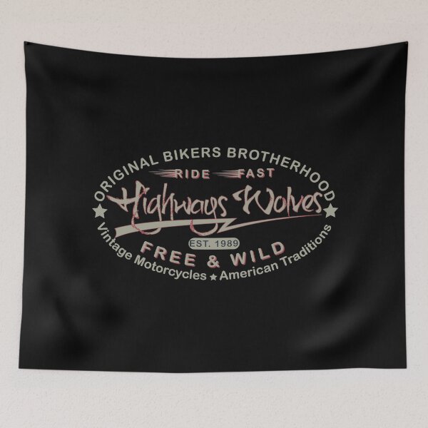 Item preview, Highway Wolves Bikers designed and sold by Sunnyhova.
