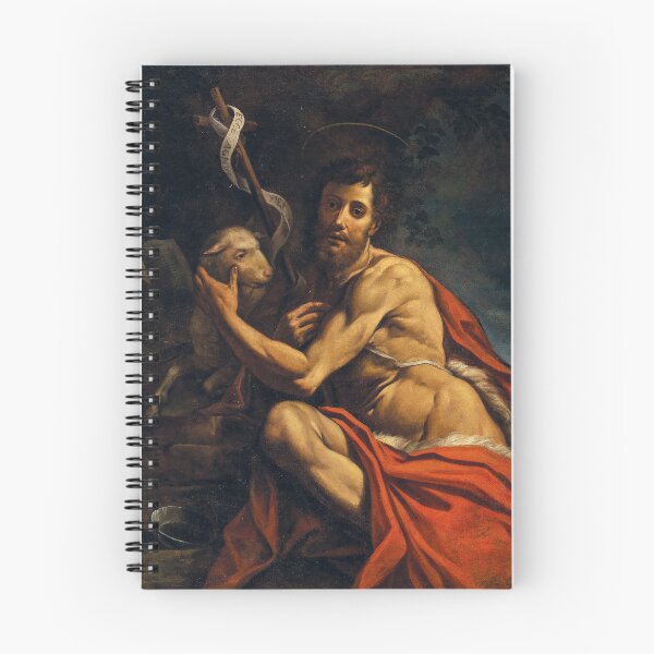 Item preview, Saint John the Baptist | Emilian School | 1611 Renaissance Gospel Biblical Art designed and sold by CJET.