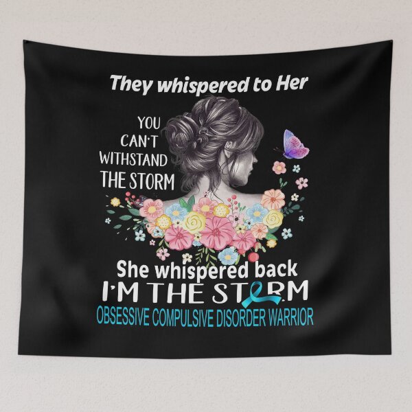 Item preview, Obsessive Compulsive Disorder Warrior I'm The Storm Obsessive Compulsive Disorder Awareness designed and sold by Hatjar.