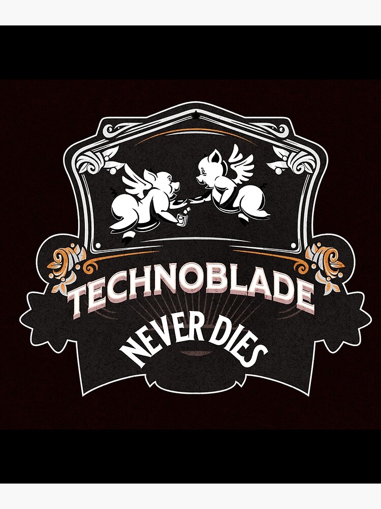 Copy of technoblade never dies when he fly Sticker by BY Riamo