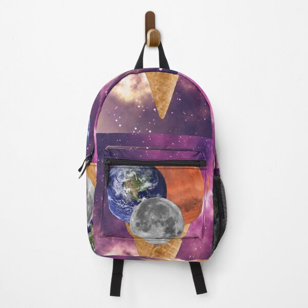 Item preview, Light Purple Aesthetic Galaxy Ice Cream with Planets and Moon designed and sold by Schka.