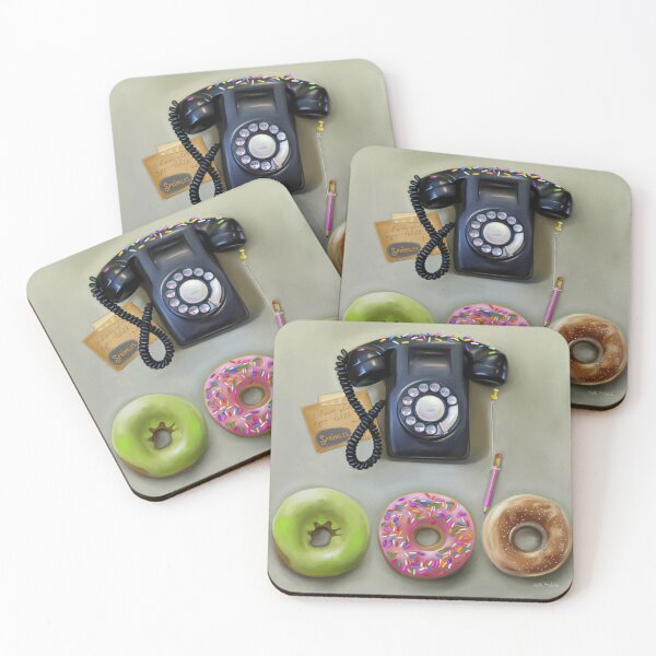 Artikelvorschau, Sprinkle Shop Donut Telefon entworfen und verkauft von Bakenotbomb.