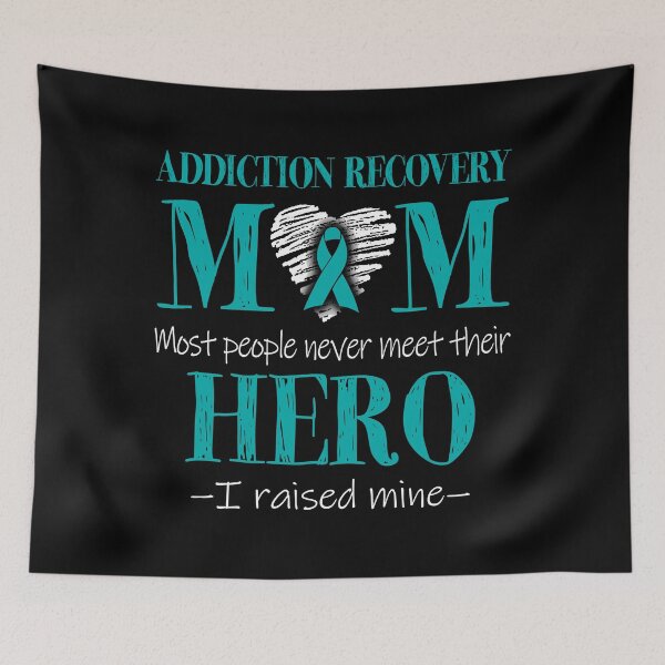 Item preview, Proud Addiction Recovery Mom HERO I Raised Mine designed and sold by Mnrshirley.