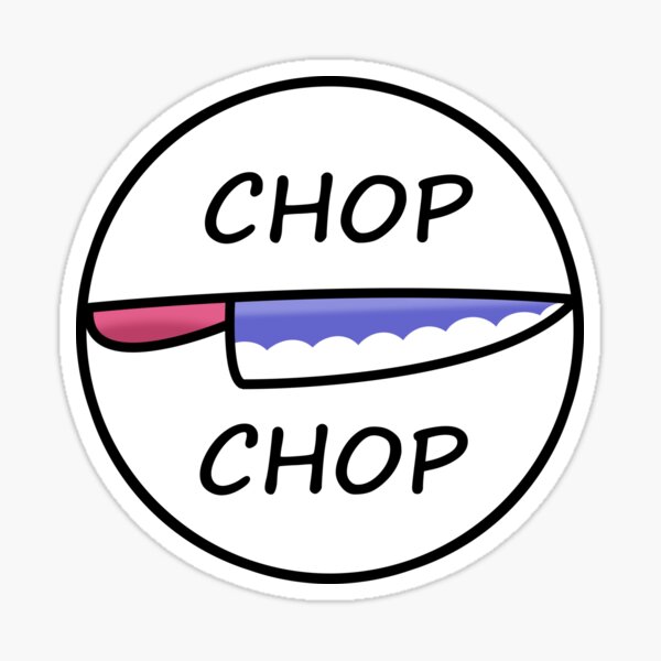 Vista previa del artículo con la obra «Chop Chop!», diseñado y vendido por NikolaiGames.