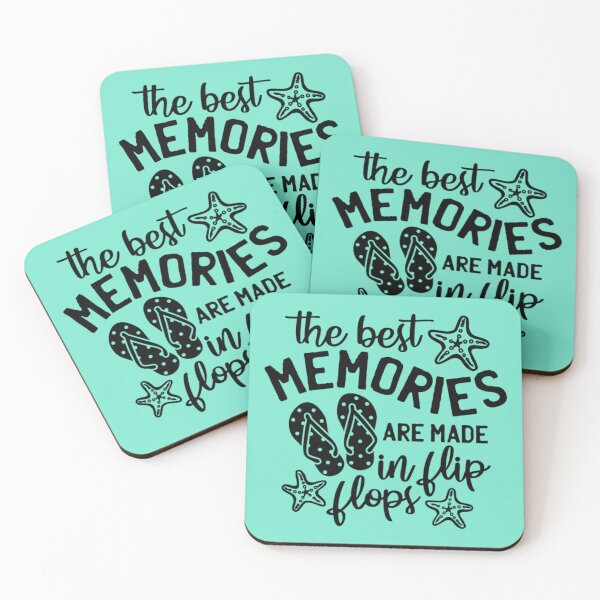 Item preview, The Best Memories Are Made In Flip Flops designed and sold by S Cube Design.