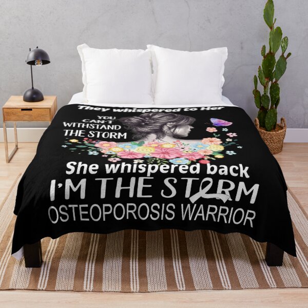 Item preview, Osteoporosis Warrior I'm The Storm Osteoporosis Awareness designed and sold by Hatjar.