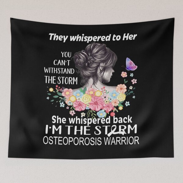 Item preview, Osteoporosis Warrior I'm The Storm Osteoporosis Awareness designed and sold by Hatjar.