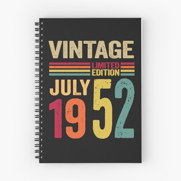 Item preview, 70 Years Old Gifts Vintage July 1952 - 70th Birthday gift designed and sold by BahaaIB.