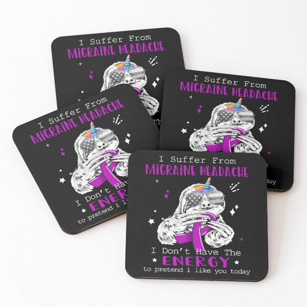 Item preview, Funny Sloth I Suffer From Migraine Headache designed and sold by Kohend.