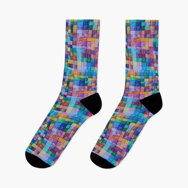 Item preview, Multi-coloured Squares designed and sold by ArtyMum1.