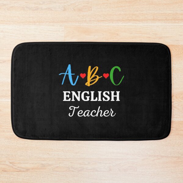 Artikelvorschau, ABC English Teacher Das beste Lehrer-Herz-Design entworfen und verkauft von BestTeacher.