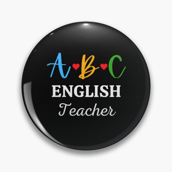 Artikelvorschau, ABC English Teacher Das beste Lehrer-Herz-Design entworfen und verkauft von BestTeacher.