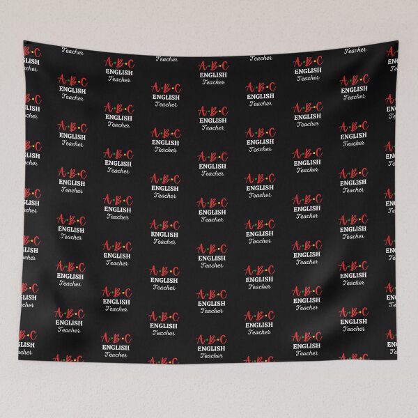 Item preview, ABC English Teacher The Best Teacher Red Design designed and sold by BestTeacher.