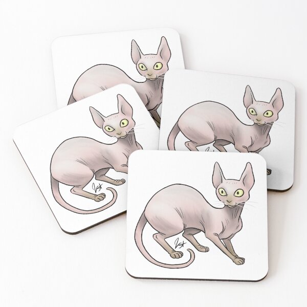 Item preview, Cat - Sphinx Cat - Pink designed and sold by Jennifer Stolzer.