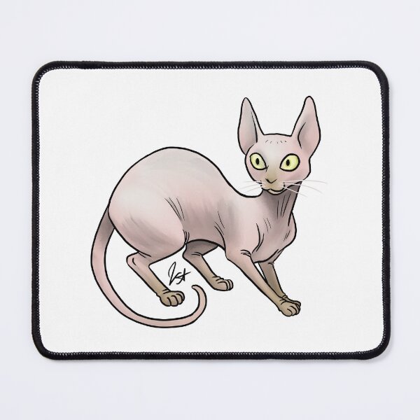 Item preview, Cat - Sphinx Cat - Pink designed and sold by Jennifer Stolzer.