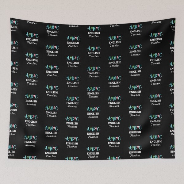 Item preview, ABC English Teacher The Best Teacher Blue Design designed and sold by BestTeacher.