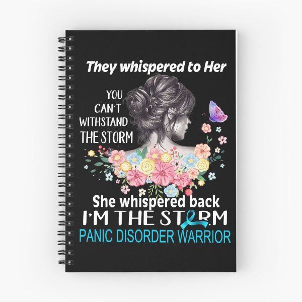 Item preview, Panic Disorder Warrior I'm The Storm Panic Disorder Awareness designed and sold by Hatjar.