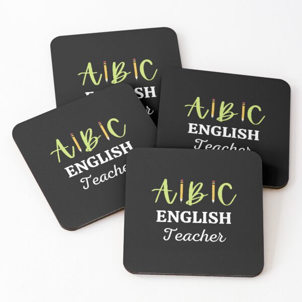 Item preview, ABC English Teacher The Best Teacher Green Design designed and sold by BestTeacher.