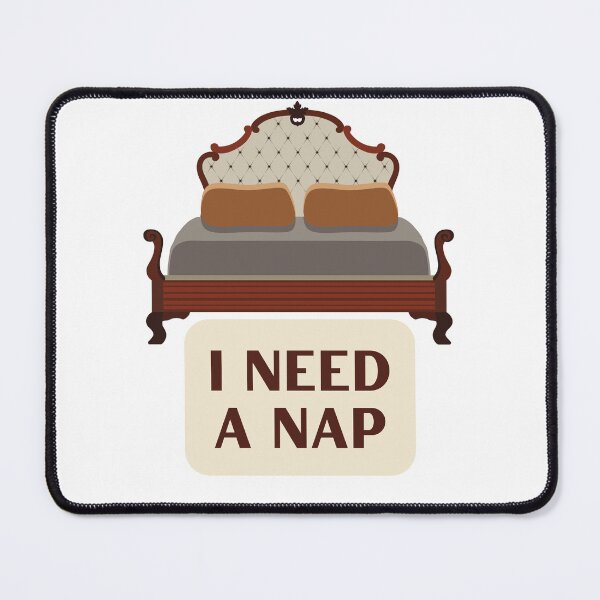 Item preview, I Need a Nap With Vintage Bed Sleep Meme designed and sold by IceCreamMuseum.