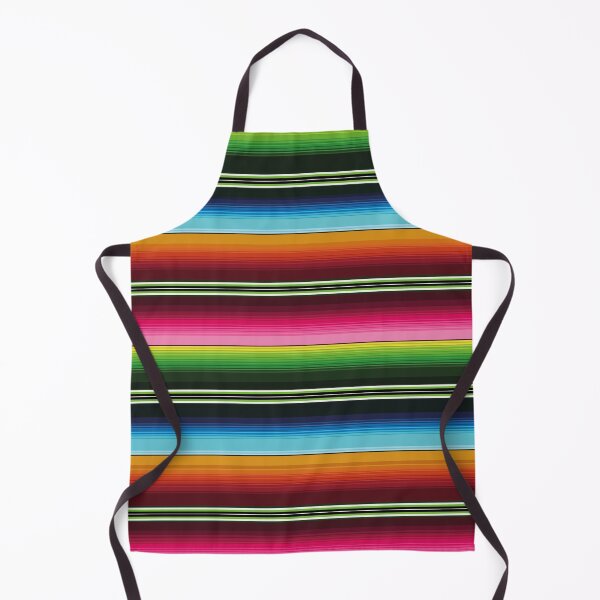 Item preview, Multi neon Serape Mexican serape blanket vibrant color stripes zarape pattern designed and sold by T-Mex.