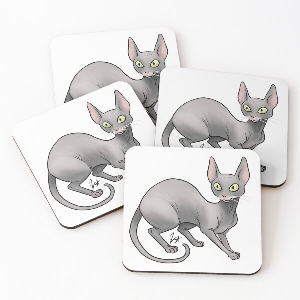 Item preview, Cat - Sphinx Cat - Gray designed and sold by Jennifer Stolzer.