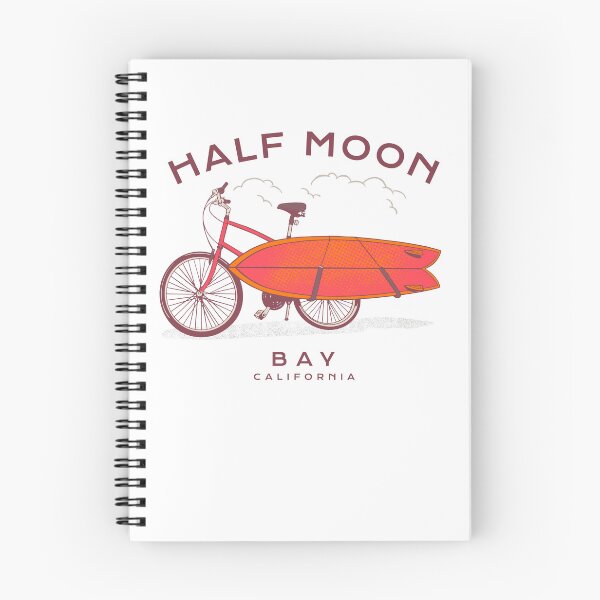 Item preview, Half Moon Bay California Retro Surfer designed and sold by earth-sky-and-i.