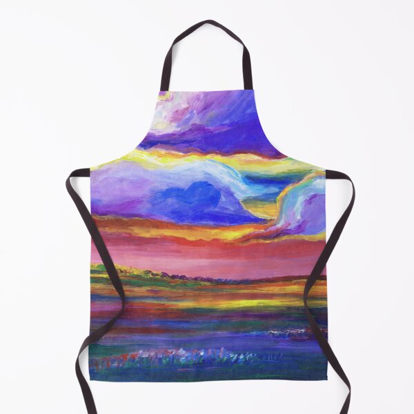 Item preview, Rich Sunset Landscape Painting designed and sold by Orianah.