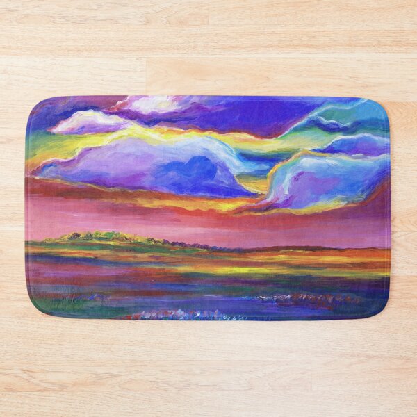 Item preview, Rich Sunset Landscape Painting designed and sold by Orianah.