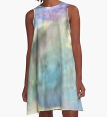 Puffs of Color A-Line Dress