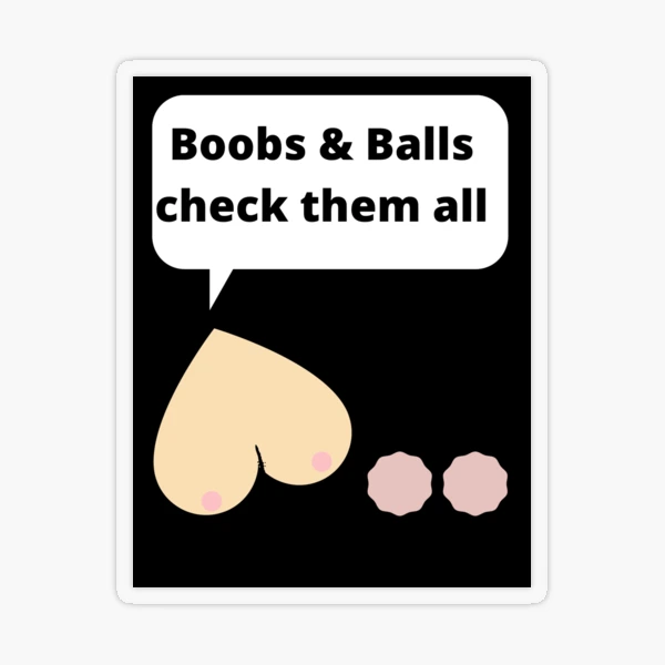 Boobs Sticker – The Cold Hearted Co.
