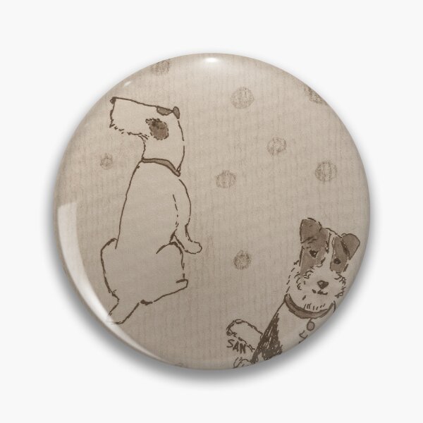 Artikelvorschau, Vintage Style Terrier Mixed Media in Sepia entworfen und verkauft von TurnipWilson.