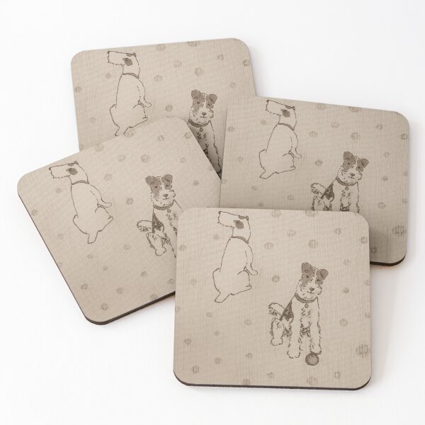 Item preview, Vintage Style Terriers Mixed Media in Sepia designed and sold by TurnipWilson.