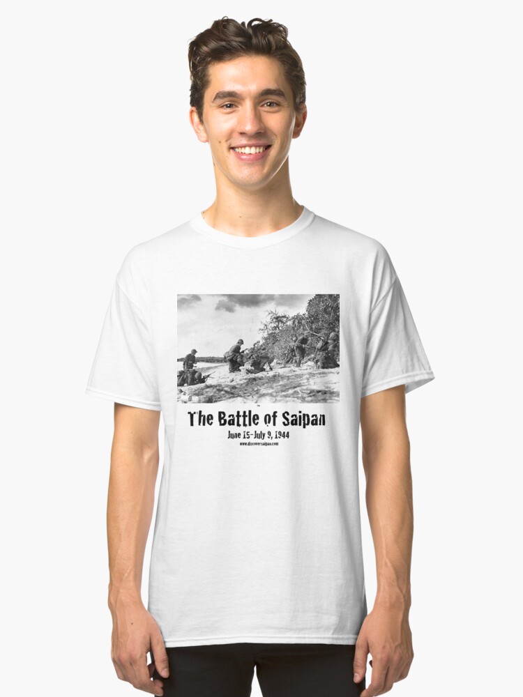 Alternate view of Battle of Saipan 75th Anniversary (1944 to 2019) Classic T-Shirt