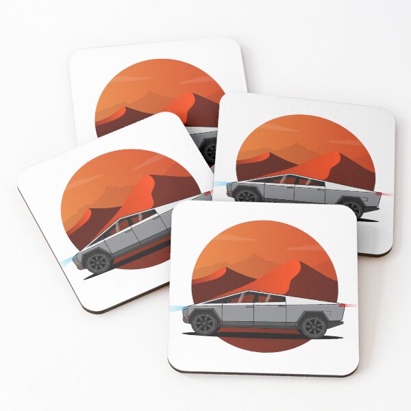 Item preview, Cybertruck Dunes Mars rendition Design designed and sold by blackdogshop.