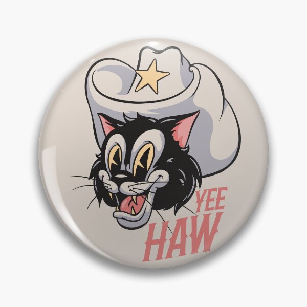 Item preview,  Cowboy Cat - YeeHaw | Retro Mascot | HOWDY designed and sold by Any Color Designs.
