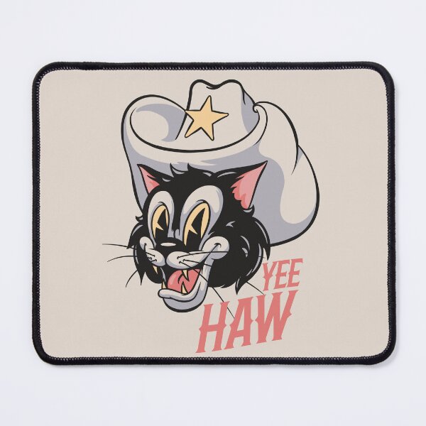 Item preview,  Cowboy Cat - YeeHaw | Retro Mascot | HOWDY designed and sold by Any Color Designs.