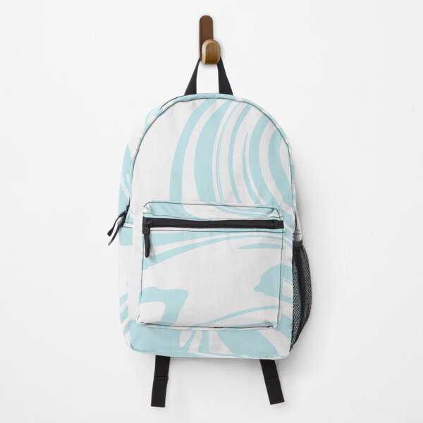 Item preview, Retro Abstract Swirl Pattern Pastel blue designed and sold by ind3finite.