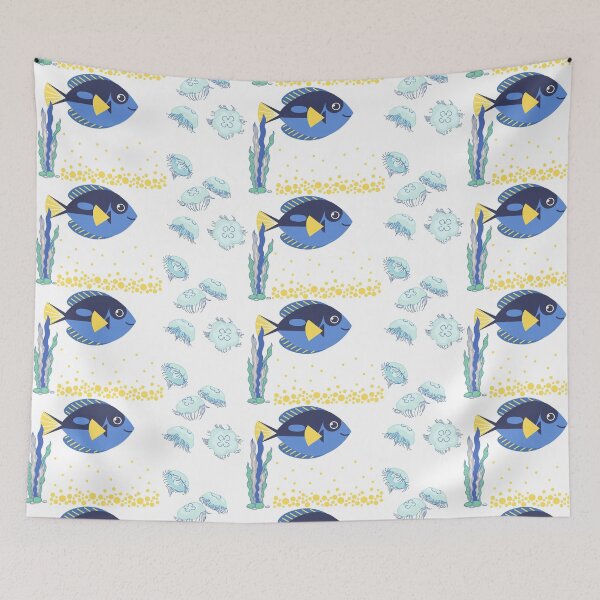 Item preview, Fish - Blue 2 designed and sold by DMpuki.