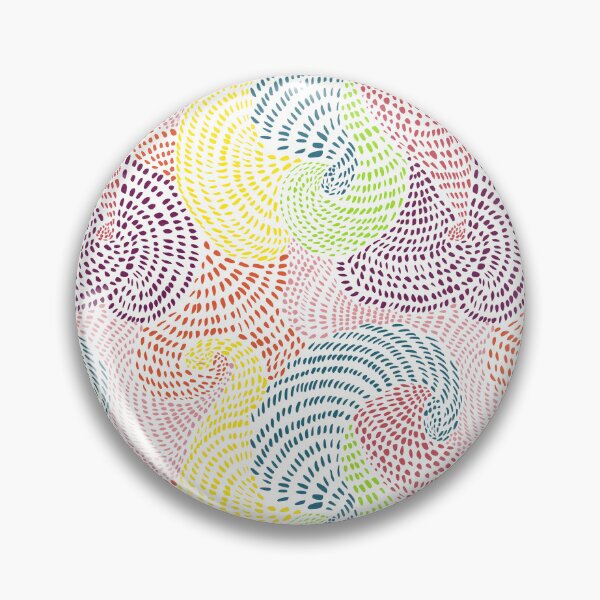 Artikelvorschau, Abstraktes buntes pointillistisches Muster auf weißem Hintergrund entworfen und verkauft von anaskwi.
