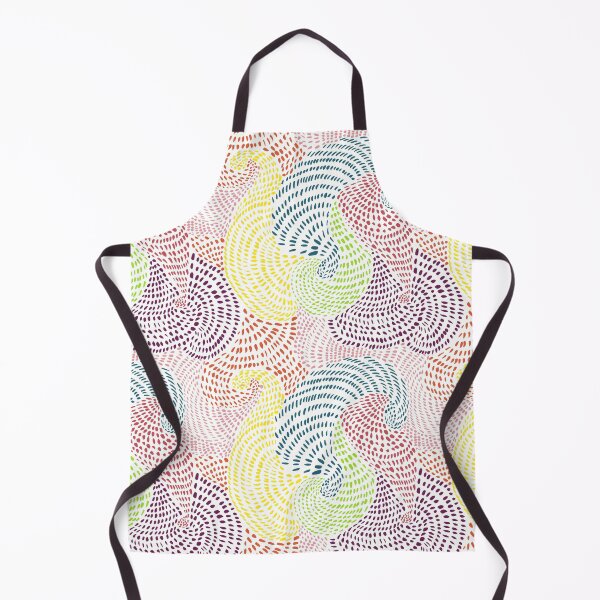 Item preview, Abstract colorful pointillist pattern on white background designed and sold by anaskwi.