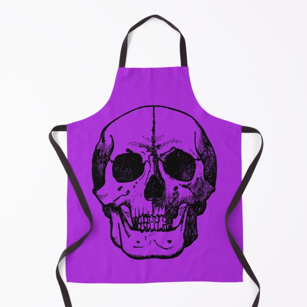 Item preview, Cracked Bonehead, Spooky Halloween Apron, Spooky Skull, Halloween Skull designed and sold by Monique Prince.