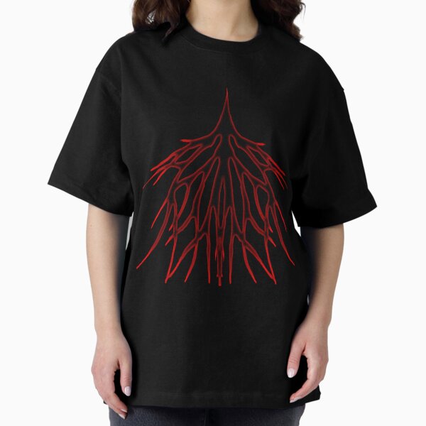 Upside Down Tree Oversized T-Shirt
