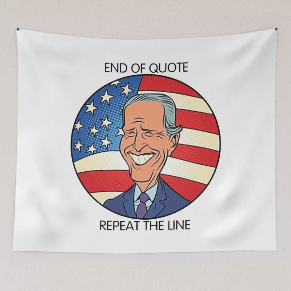 Item preview, End Of Quote Repeat The Line Joe Biden Teleprompter Fail designed and sold by Sayed1897.