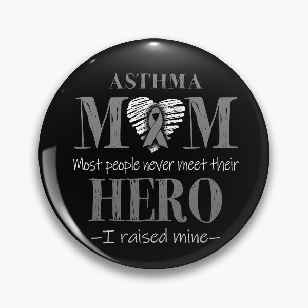 Item preview, Proud Asthma Mom HERO I Raised Mine designed and sold by Mnrshirley.