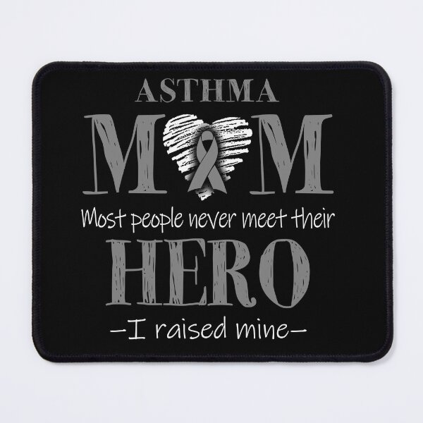 Item preview, Proud Asthma Mom HERO I Raised Mine designed and sold by Mnrshirley.