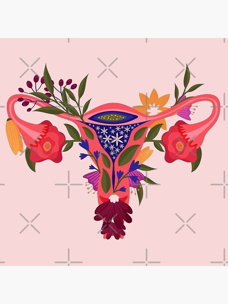 Flower Power Uterus newest & Ovum