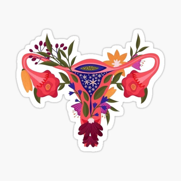 Item preview, Womb With Flowers ||Female Reproductive System||  designed and sold by Artw0rld.
