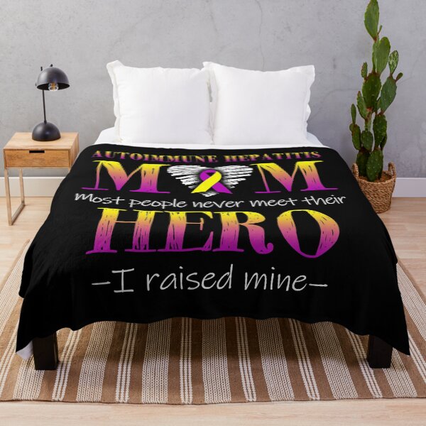 Item preview, Proud Autoimmune Hepatitis Mom HERO I Raised Mine designed and sold by Mnrshirley.