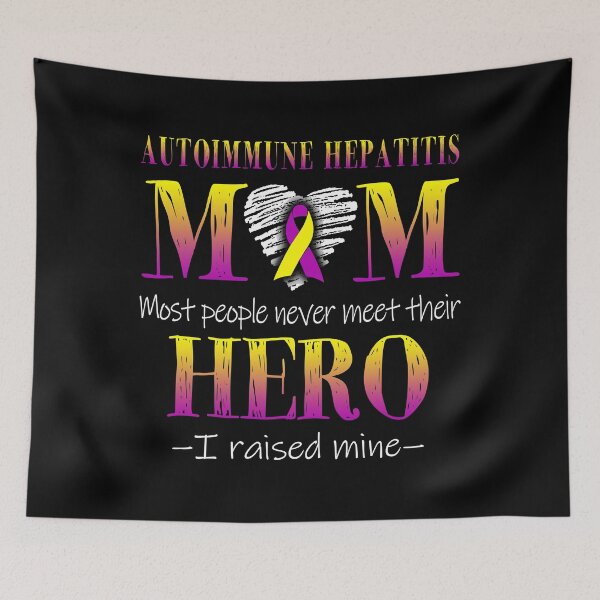 Item preview, Proud Autoimmune Hepatitis Mom HERO I Raised Mine designed and sold by Mnrshirley.